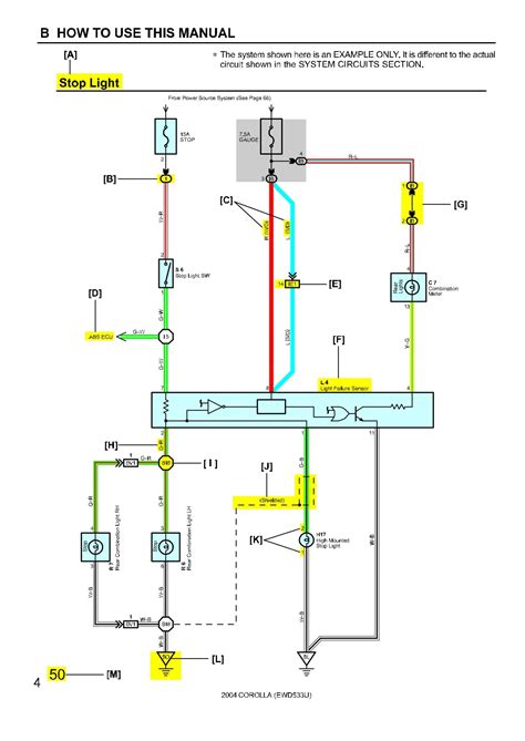 electrical wiring diagram toyota corolla 2007 